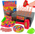 (Pack of 5) Wack A Balloon Pop Game for Kids and Family, Interactive Balloon Popping Board Activity, Tabletop Party Play for Family Night, Birthday Gift Ages 4+